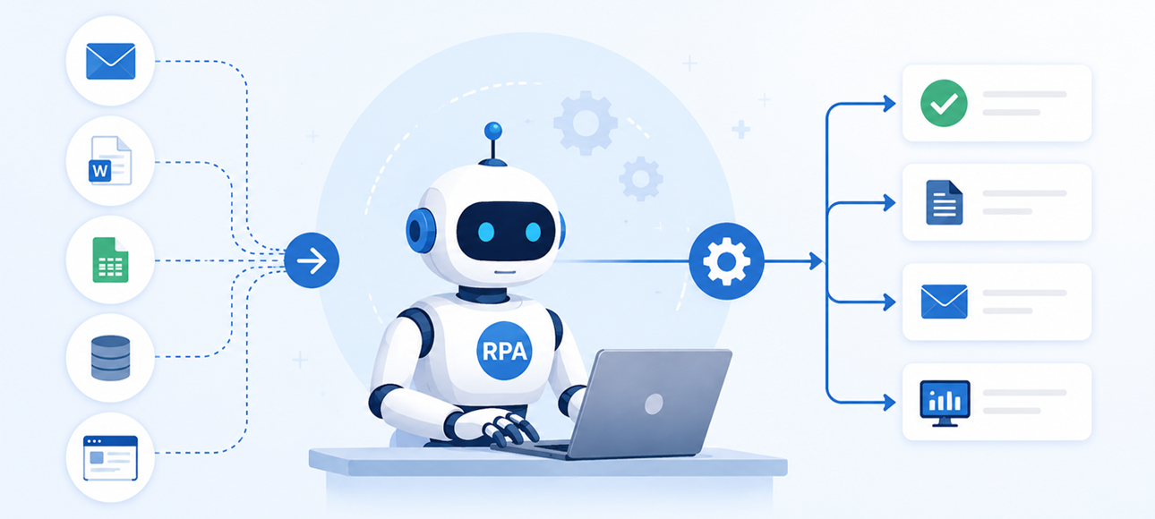 Automatisation de processus professionnels